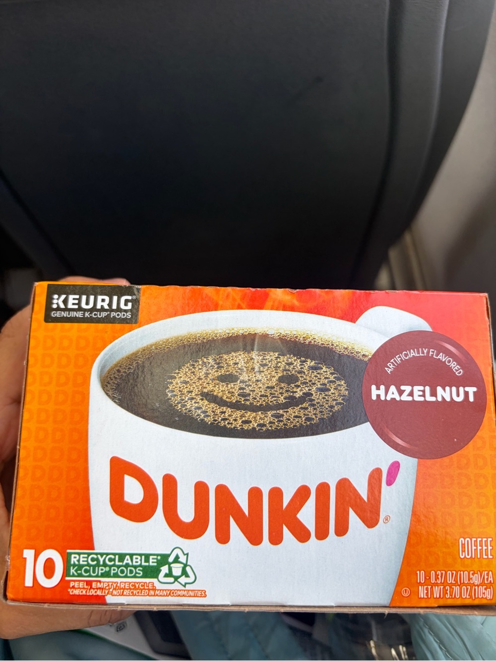 Dunkin' Hazelnut K-Cup Pods - Orange
